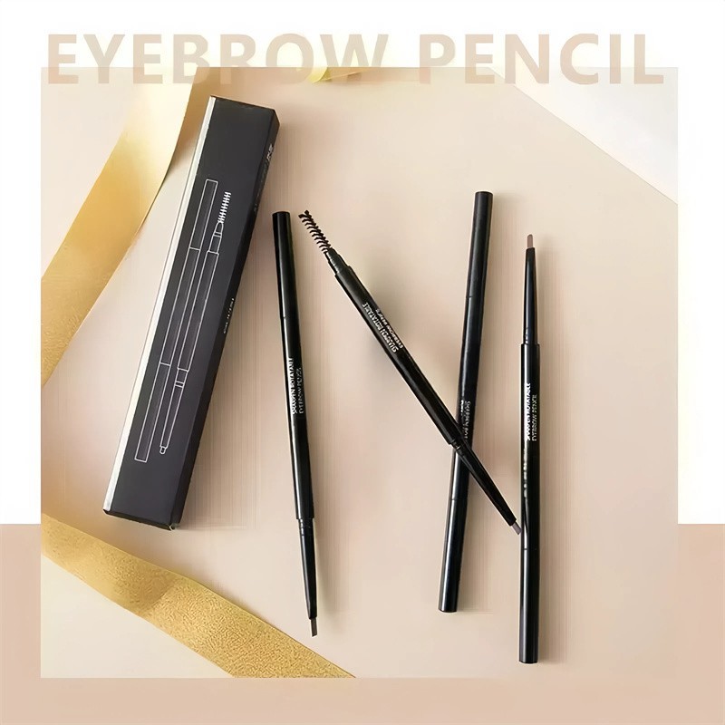 Superfine Eyebrow Pencil With Brush Triangle Head With Brush